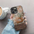 Retro Flowers Split Wood Print Phone Case For iPhone 13 Mini 12 Pro XR XS Max 7 8 Plus Protective Tough Galaxy S20 Cover With Vintage Design Feat