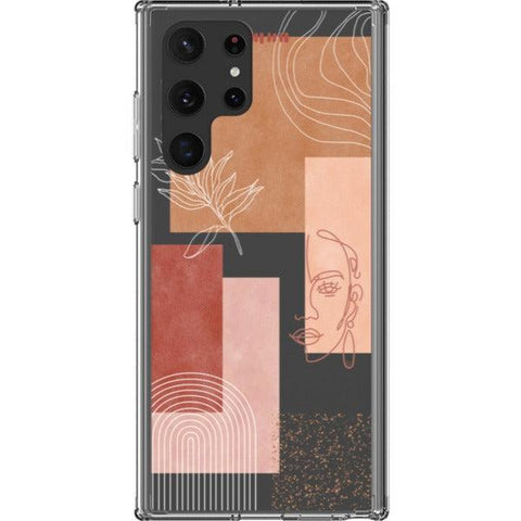 Rose Abstract Collage Clear Phone Case iPhone 13 Pro Max exclusively offered by The Urban Flair
