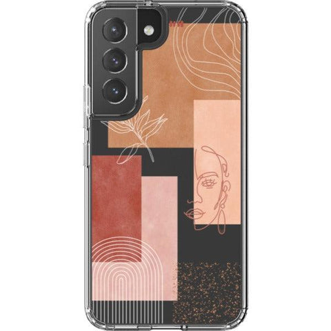 Rose Abstract Collage Clear Phone Case iPhone 13 Pro Max exclusively offered by The Urban Flair