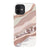iPhone 12 Gloss (High Sheen) Rose Abstract Layers Tough Phone Case - The Urban Flair