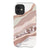 iPhone 12 Mini Gloss (High Sheen) Rose Abstract Layers Tough Phone Case - The Urban Flair