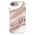 iPhone 7 Plus/8 Plus Satin (Semi-Matte) Rose Abstract Layers Tough Phone Case - The Urban Flair