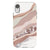 iPhone XR Satin (Semi-Matte) Rose Abstract Layers Tough Phone Case - The Urban Flair