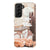 Galaxy S21 Gloss (High Sheen) Rose Gold Cactus Collage Tough Phone Case - The Urban Flair