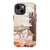 iPhone 13 Mini Gloss (High Sheen) Rose Gold Cactus Collage Tough Phone Case - The Urban Flair