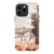 iPhone 13 Pro Max Satin (Semi-Matte) Rose Gold Cactus Collage Tough Phone Case - The Urban Flair