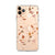 Rose Terracotta Terrazzo Clear Phone Case iPhone 12 Pro Max by The Urban Flair ( Feat)