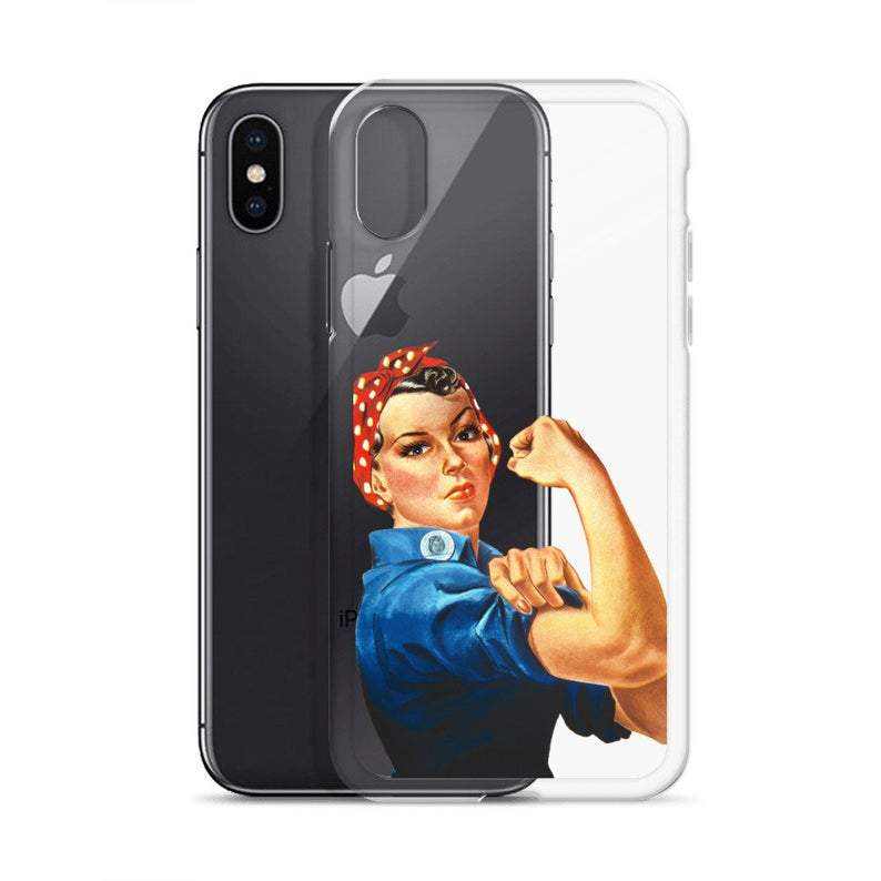 rosie phone case Rosie The Riveter Clear Phone Case for Apple iPhone 15 (& more!)– The Urban  Flair