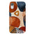 iPhone XR Satin (Semi-Matte) Rustic Abstract Shapes Tough Phone Case - The Urban Flair
