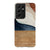 Rustic Watercolor & Wood Print Tough Phone Case Galaxy S21 Ultra Gloss [High Sheen] exclusively offered by The Urban Flair