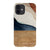 Rustic Watercolor & Wood Print Tough Phone Case iPhone 12 Gloss [High Sheen] exclusively offered by The Urban Flair