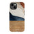 Rustic Watercolor & Wood Print Tough Phone Case iPhone 13 Satin [Semi-Matte] exclusively offered by The Urban Flair