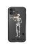 Skeleton Tarot Card Clear Phone Case