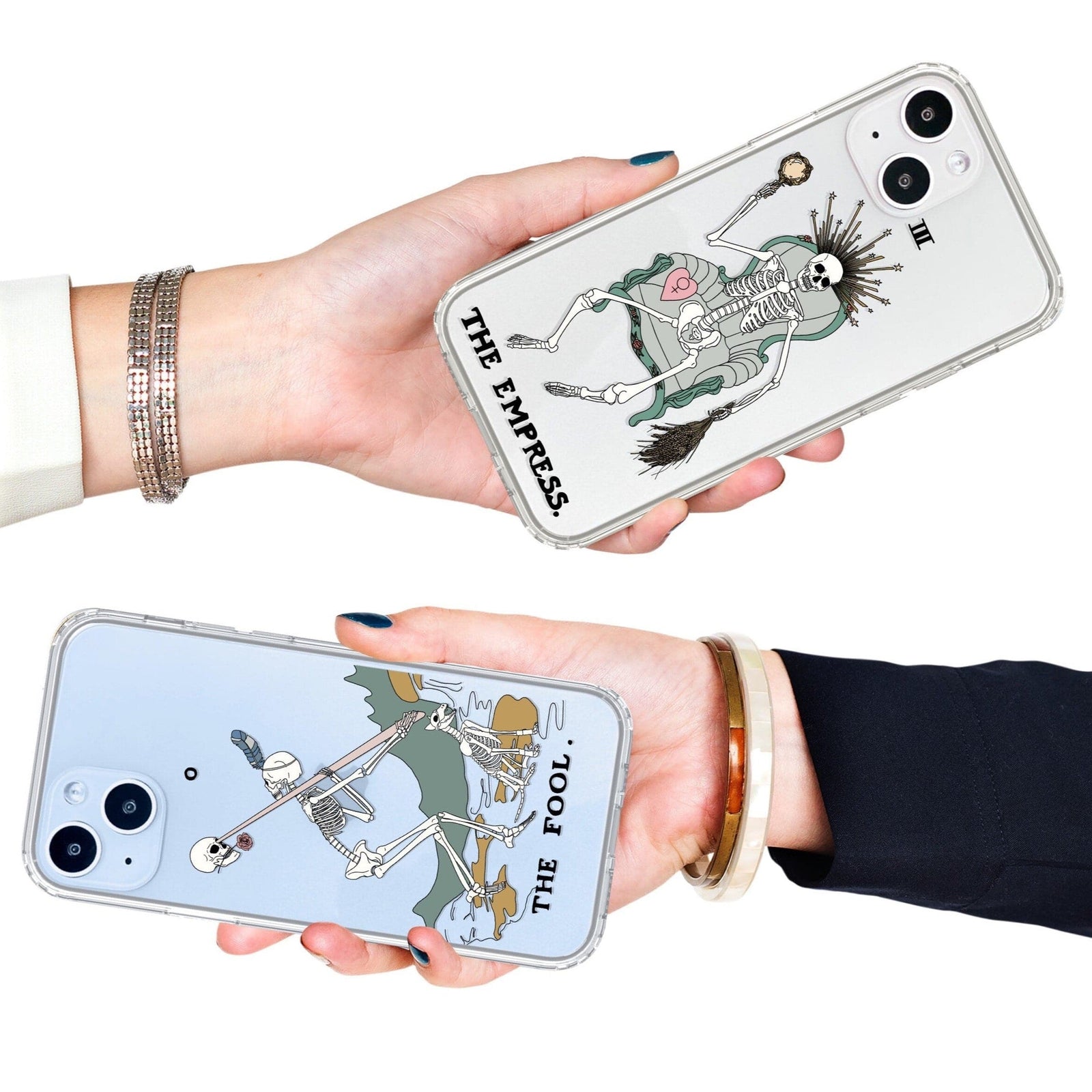 Skeleton Tarot Card Phone Case for Apple iPhone 15 (& more!)– The