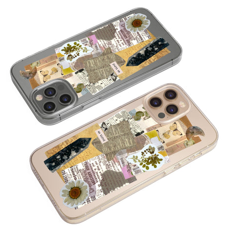 So Tired Scraps Collage Phone Case For iPhone 13 Pro Max 12 Mini 11 XR XS 7 8 Plus SE 2020 Aesthetic Moodboard Design The Urban Flair Feat