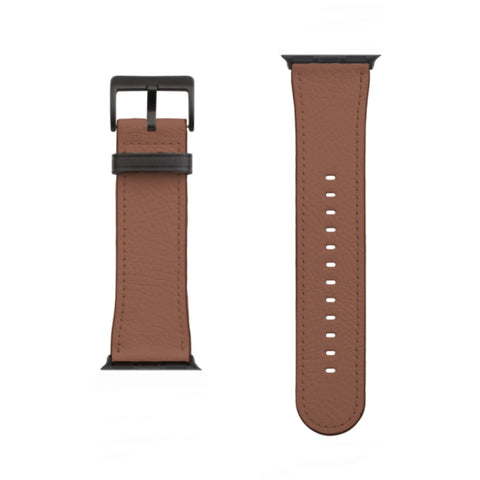 38/40/41mm Matte Black Solid Earth Tone Apple Watch Bands - The Urban Flair