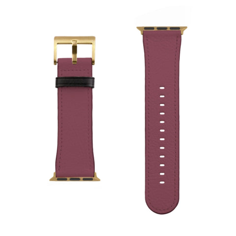 38/40/41mm Matte Gold Solid Earth Tone Apple Watch Bands - The Urban Flair