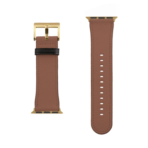 38/40/41mm Matte Gold Solid Earth Tone Apple Watch Bands - The Urban Flair