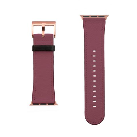 38/40/41mm Matte Rose Gold Solid Earth Tone Apple Watch Bands - The Urban Flair
