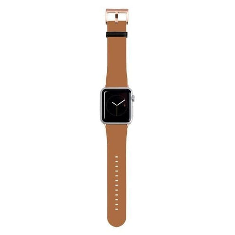 Shop The Solid Golden Yellow Tone Apple Watch Bands Exclusively at The Urban Flair - Trendy Faux/Vegan Leather iWatch Straps - Affordable Replacements Bands For Women