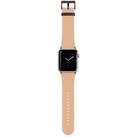 38/40/41mm Matte Black Solid Nude Apple Watch Bands - The Urban Flair