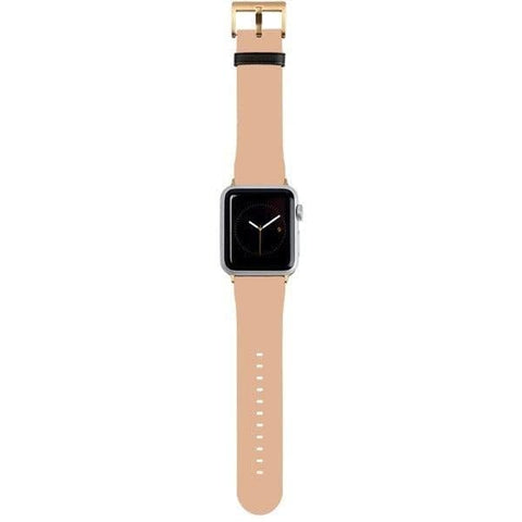 38/40/41mm Matte Gold Solid Nude Apple Watch Bands - The Urban Flair