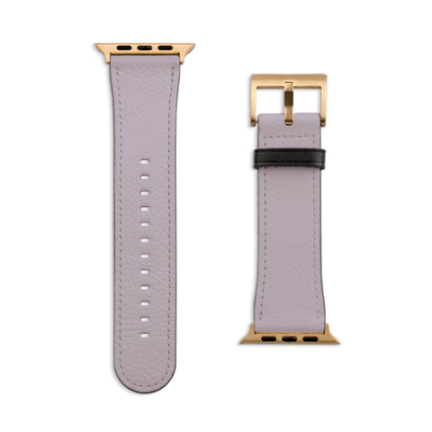 38/40/41mm Matte Gold Solid Purple Apple Watch Bands - The Urban Flair