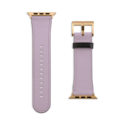 38/40/41mm Matte Gold Solid Purple Apple Watch Bands - The Urban Flair