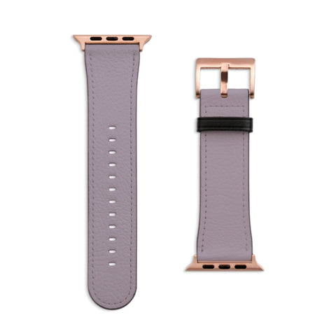 38/40/41mm Matte Rose Gold Solid Purple Apple Watch Bands - The Urban Flair