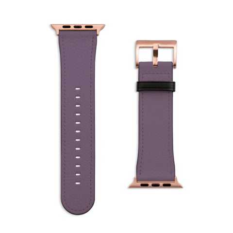38/40/41mm Matte Rose Gold Solid Purple Apple Watch Bands - The Urban Flair