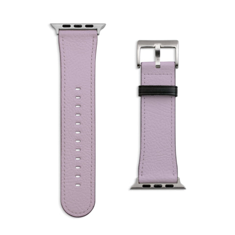 38/40/41mm Matte Silver Solid Purple Apple Watch Bands - The Urban Flair