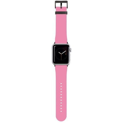 Shop The Solid Shades of Pink Apple Watch Bands Exclusively at The Urban Flair - Trendy Faux/Vegan Leather iWatch Straps - Affordable Replacements Bands For Women