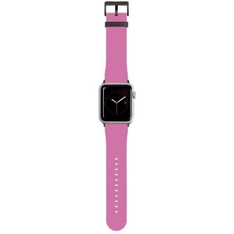 Shop The Solid Shades of Pink Apple Watch Bands Exclusively at The Urban Flair - Trendy Faux/Vegan Leather iWatch Straps - Affordable Replacements Bands For Women