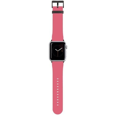 Shop The Solid Shades of Pink Apple Watch Bands Exclusively at The Urban Flair - Trendy Faux/Vegan Leather iWatch Straps - Affordable Replacements Bands For Women