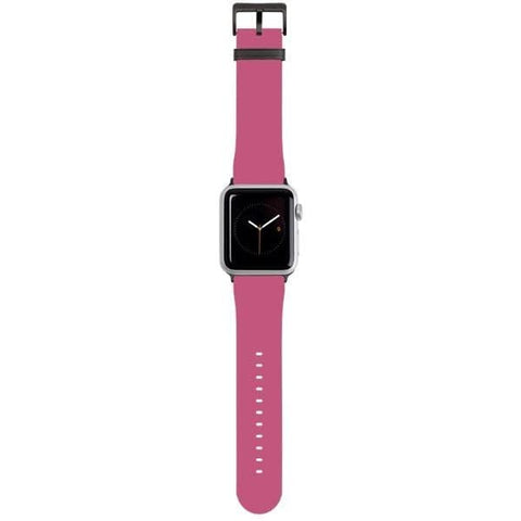 Shop The Solid Shades of Pink Apple Watch Bands Exclusively at The Urban Flair - Trendy Faux/Vegan Leather iWatch Straps - Affordable Replacements Bands For Women