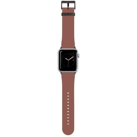 Shop The Solid Terracotta Shades Apple Watch Bands Exclusively at The Urban Flair - Trendy Faux/Vegan Leather iWatch Straps - Affordable Replacements Bands For Women