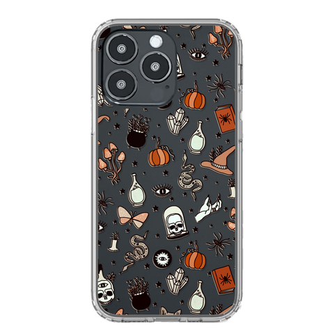 Spooky Halloween Phone Cases For New Space Black iPhone 14 Pro