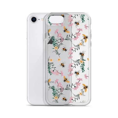 Spring Bees Clear Phone Case iPhone 12 Pro Max by The Urban Flair (Spring Bees Clear Phone Case iPhone 11 Pro Max Exclusively at The Urban Flair Feat)