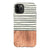 iPhone 11 Pro Max Gloss (High Sheen) Striped Wood Print Tough Phone Case - The Urban Flair