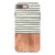 iPhone 7 Plus/8 Plus Satin (Semi-Matte) Striped Wood Print Tough Phone Case - The Urban Flair