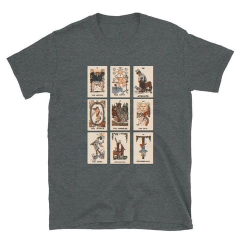 Tarot Card Tee Graphic Tshirt For Women Ladies Tee Shirt Aesthetic Witchy T-Shirt With Tarot Cards White S by The Urban Flair (Tarot Card Tee Graphic Tshirt For Women Ladies Tee Shirt Aesthetic Witchy T-Shirt With Tarot Cards)