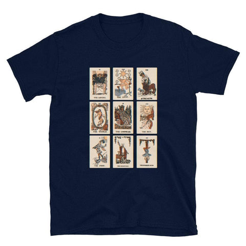 Tarot Card Tee Graphic Tshirt For Women Ladies Tee Shirt Aesthetic Witchy T-Shirt With Tarot Cards White S by The Urban Flair (Tarot Card Tee Graphic Tshirt For Women Ladies Tee Shirt Aesthetic Witchy T-Shirt With Tarot Cards)