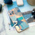 Teal Aesthetic Abstract Clear Phone Case iPhone 12 Pro Max by The Urban Flair (Feat)