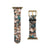 Shop The Teal Cream Tortoise Shell Print Apple Watch Band Exclusively at The Urban Flair - Trendy Faux/Vegan Leather iWatch Straps - Affordable Replacements Bands For Women