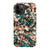 iPhone 11 Pro Satin (Semi-Matte) Teal Cream Tortoise Shell Print Tough Phone Case - The Urban Flair