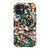 iPhone 12 Mini Gloss (High Sheen) Teal Cream Tortoise Shell Print Tough Phone Case - The Urban Flair