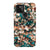 Teal Cream Tortoise Shell Print Tough Phone Case Pixel 4A 5G Gloss [High Sheen] exclusively offered by The Urban Flair