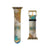 Shop The Teal Gold Marble Apple Watch Band Exclusively at The Urban Flair - Trendy Faux/Vegan Leather iWatch Straps - Affordable Replacements Bands For Women