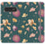 Galaxy S10 Teal Pressed Flowers Print Wallet Phone Case - The Urban Flair