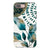 iPhone 7 Plus/8 Plus Gloss (High Sheen) Teal Watercolor Foliage Tough Phone Case - The Urban Flair